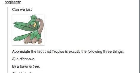 tropius smogon|Let's appreciate Tropius : r/pokemon .